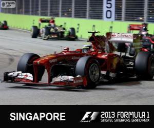 Puzzle Felipe Massa - Ferrari - Σιγκαπούρη, 2013